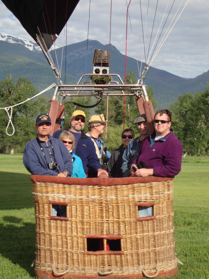 Honored Guests aboard 'LadyBug' for her Maiden flight